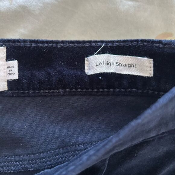 Frame Denim Women’s Le High Straight Velvet Pants Size 23 EUC - Picture 4 of 13